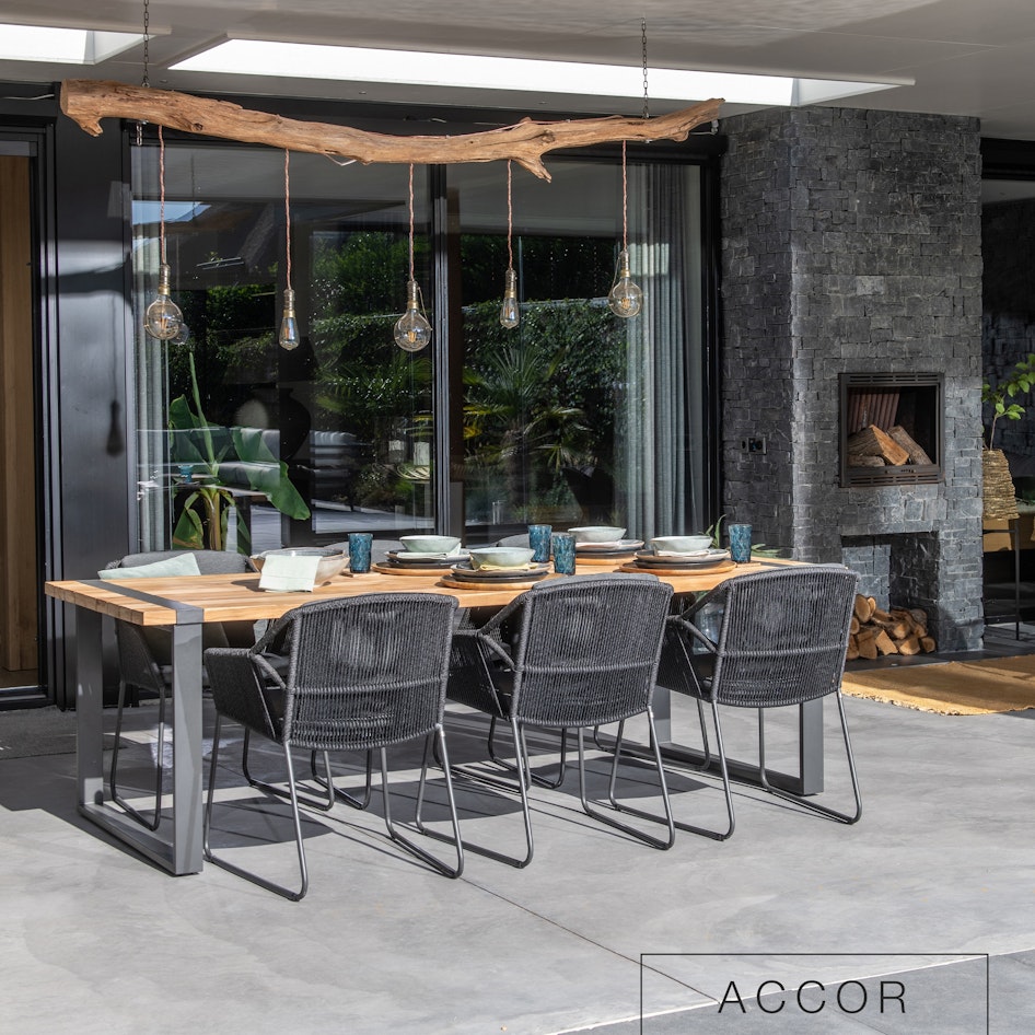 Accor dining chairs diningset luxury garden furniture design outdoorfurniture