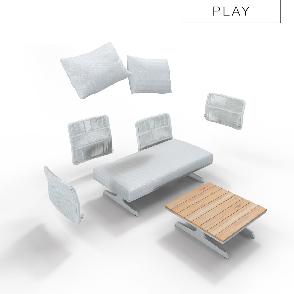 Play modular lounge loungeset luxury garden furniture design outdoorfurniture