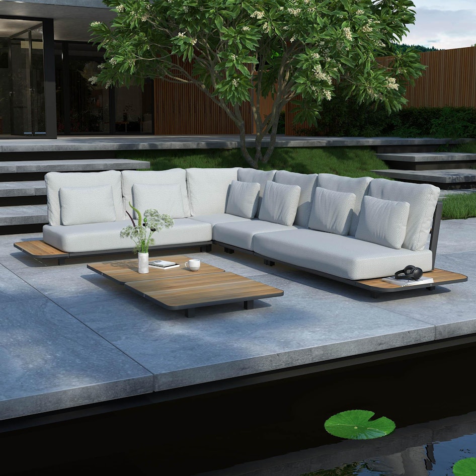 Arcade 0000 Arcade modular platform lounge set outdoor